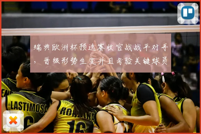 瑞典欧洲杯预选赛收官战战平对手,晋级形势生变并且考验关键球员
